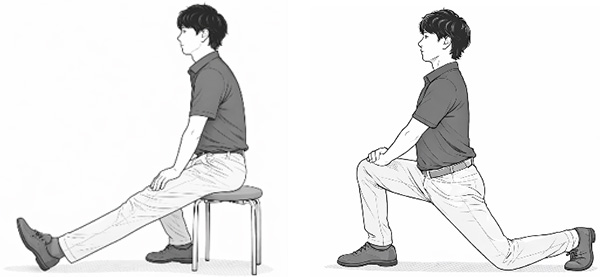 ハムストリングスストレッチ 腸腰筋ストレッチ